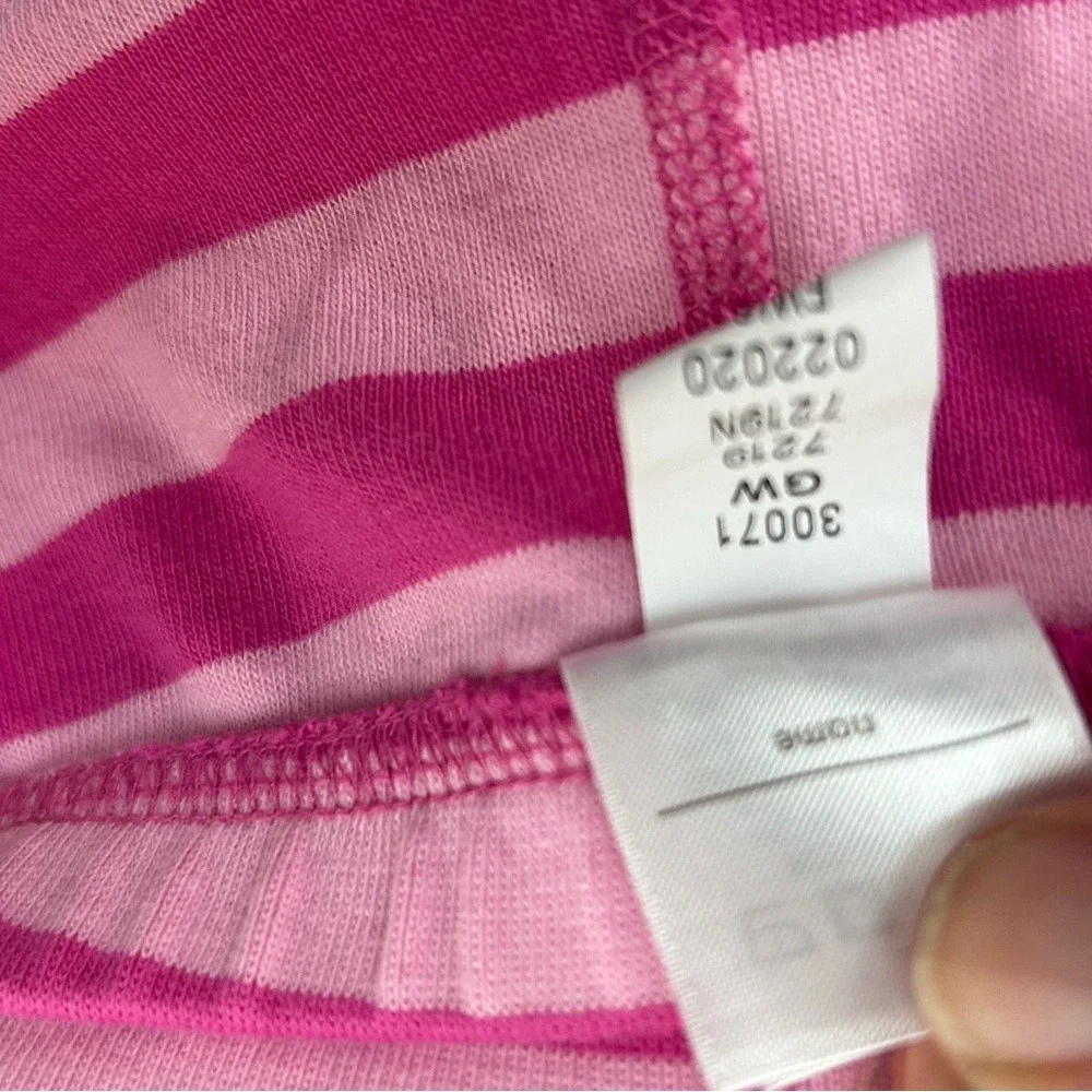 Hanna Andersson Pink‎ Stripe Barbiecore Pajama Pants Girls Large